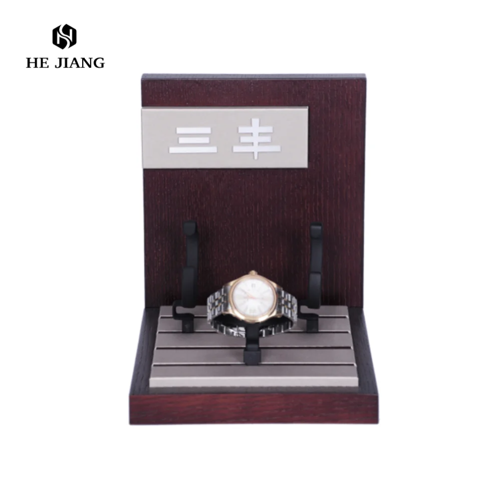 Hot-selling Wood Table Display Rack Personalized Customized Counter Watch Display Rack