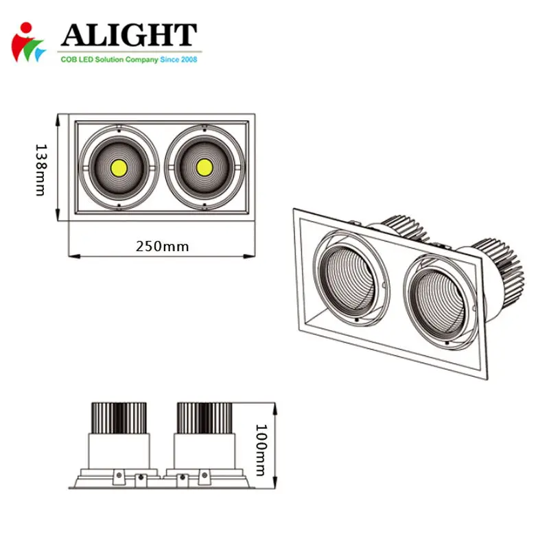 commercial led lighting 15W 30W 45W