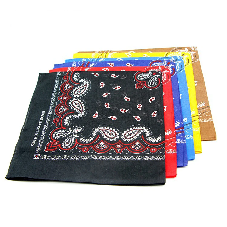 customized Traditional Designs Custom Color and Size Cotton Digital Printed Sport Bandanas