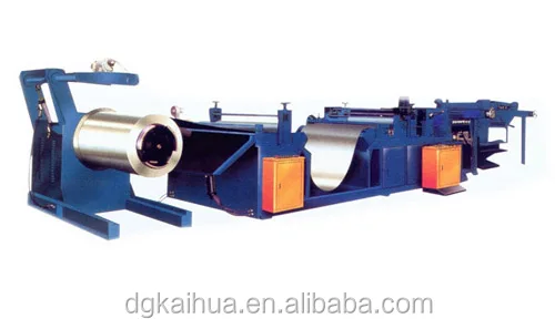 
metal coil uncoiling and cut to length process line 