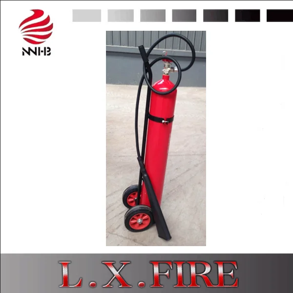 ISO9809-1 10-50kg Wheeled Refilling Station Equipment CO2 Fire Trolley Extinguisher
