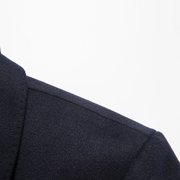 China wholesale long style 90%wool 10%cashmere royal blue coat pant winter jacket