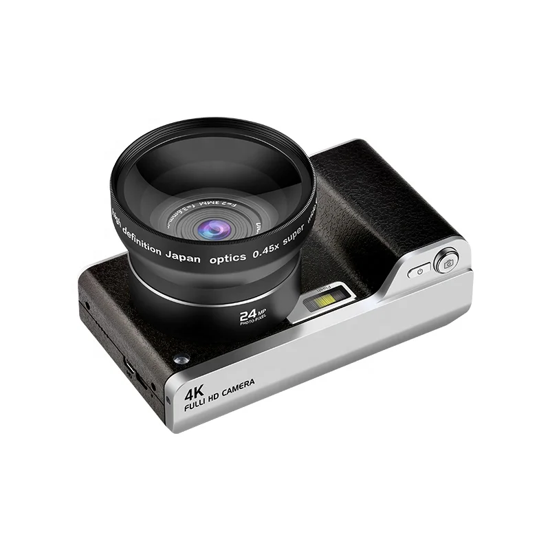 
4 inch TFT touch screen full hd 1080p 8x digital zoom slr digital camera 4k 