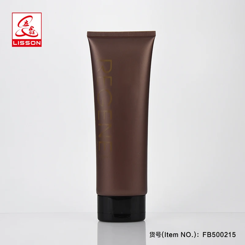 200ml eco friendly OEM cosmetic plastic packaging matte tube