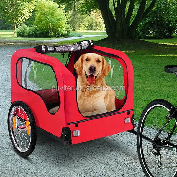 
Factory Directly Pet Bike Trailer Dog Cat Bicycle Pram Stroller pet stroller Jogger Foldable(PT004) 