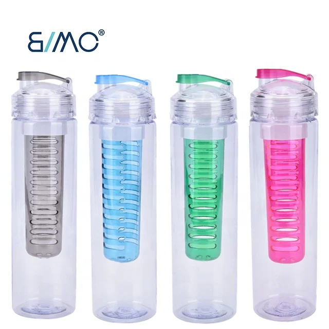 700Ml/25Oz BPA FREE Portable Lemon And Fruit Cup With Fruit Trough