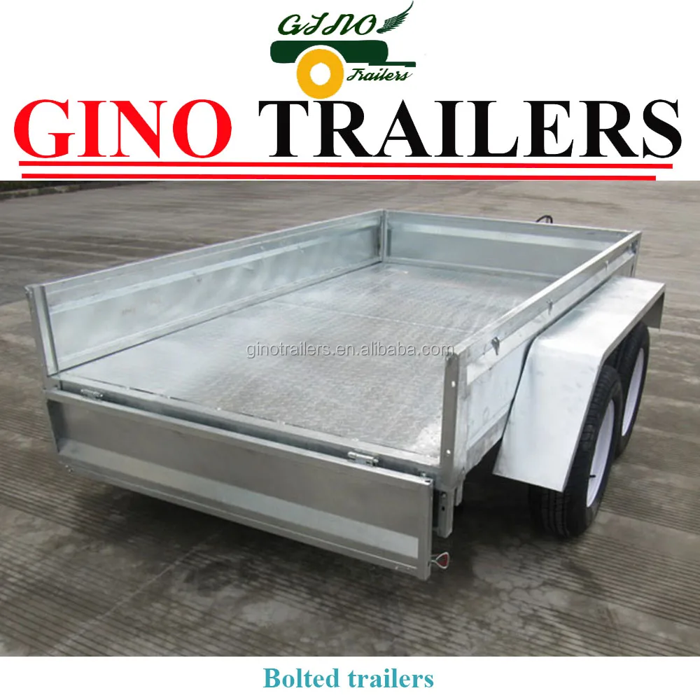 wholesale 3 wheel motorcycle tandem trailer with best price