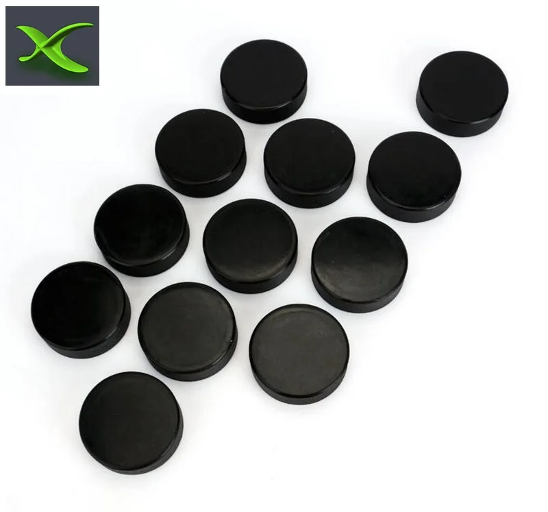 
Odorless no smell vulcanized rubber Game Quality official size blank Ice Hockey Puck 