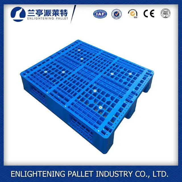 3 skids plastic pallet euro plastic pallets with steel insert made in China