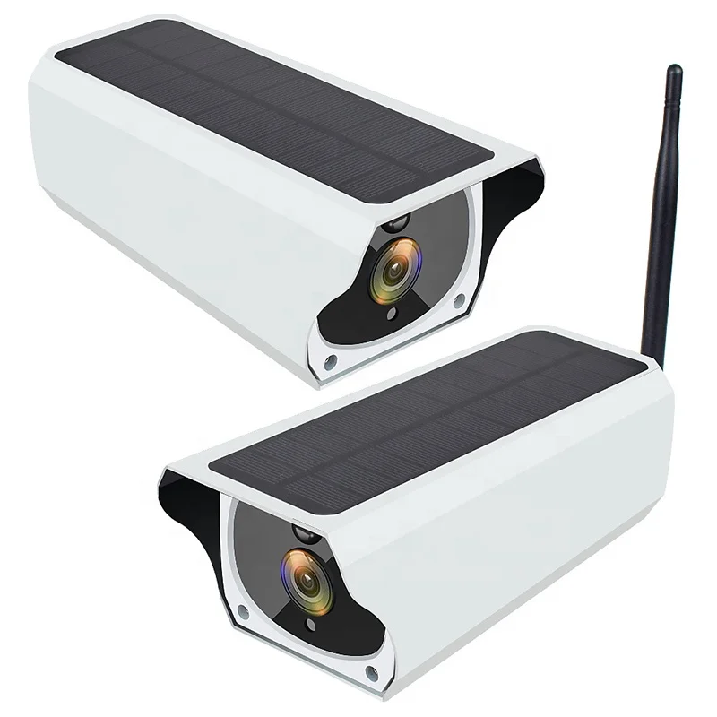 18650 Li-ion Battery Operated WIFI Outdoor Sola Camera Support 4 Users