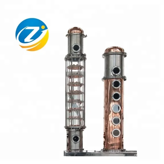 Стеклянная спиртовая дистиллятор выпрямляющая колонка