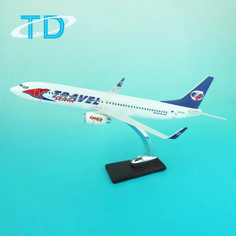 B737-800 1/100 Travel Service Airlines Gift Passenger Aircraft Model