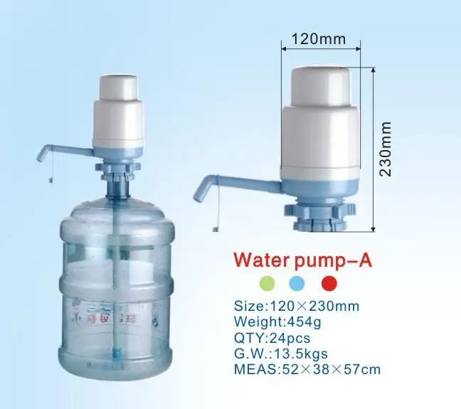 Hand Water Pump Drinking Dispenser With Press Switch