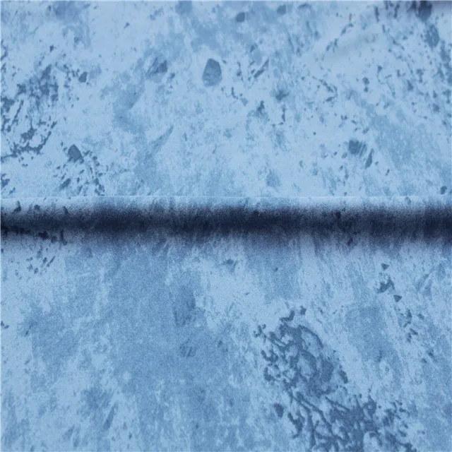 
New fashion DTY brushed apparel spandex material printed polyester fabric stores 