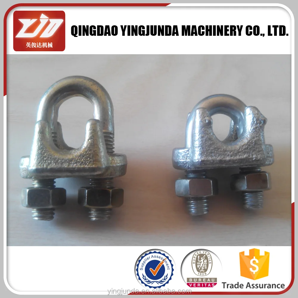 din 741 wire rope clip electric cable clip wholesale in China