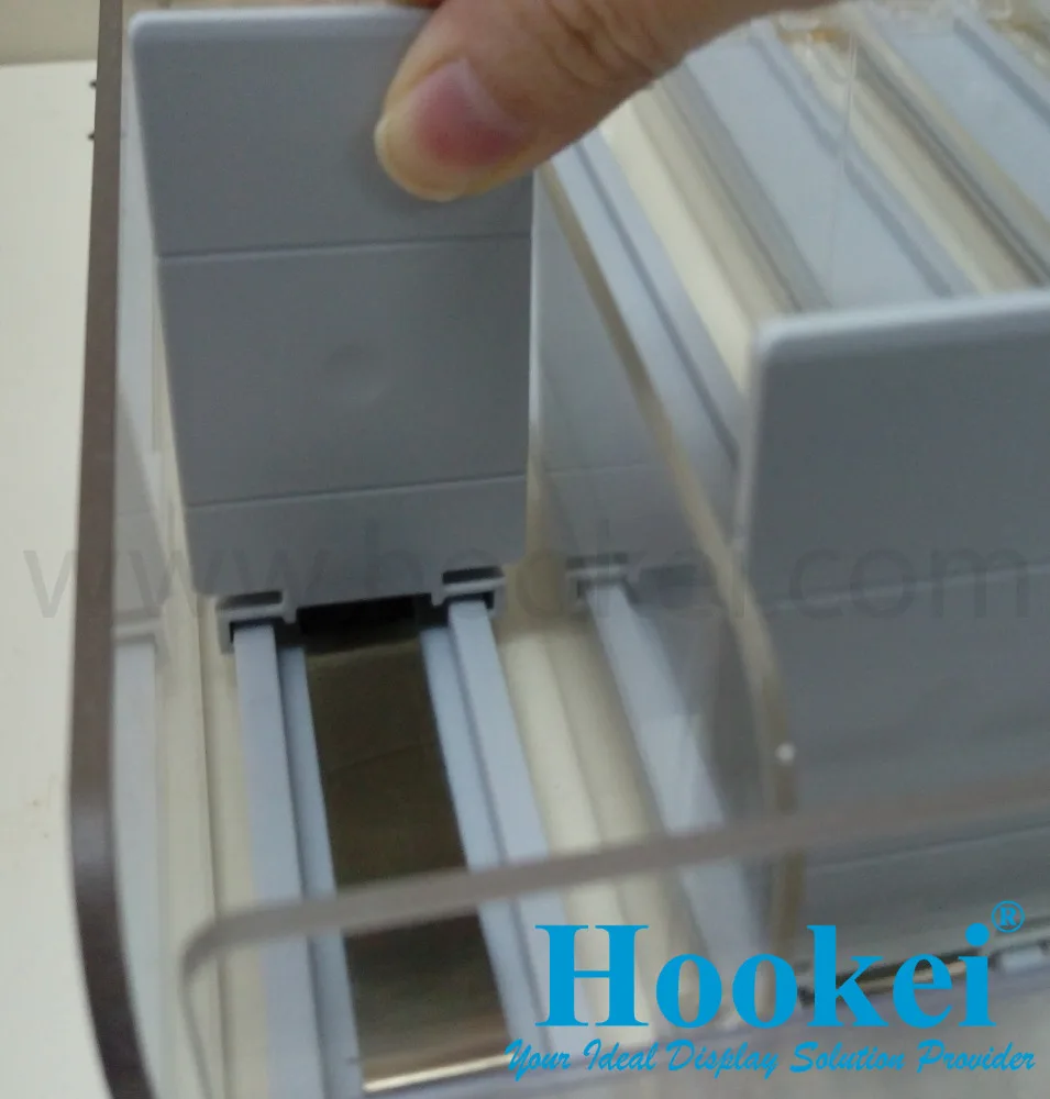 Plastic Shelf Auto Front Pusher and Divder System