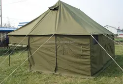 Wholesale Steel Frame Outdoor Winter Green Army Canvas Camping Military Tent