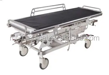 Aluminium adjustable ambulance stretcher emergency trolley