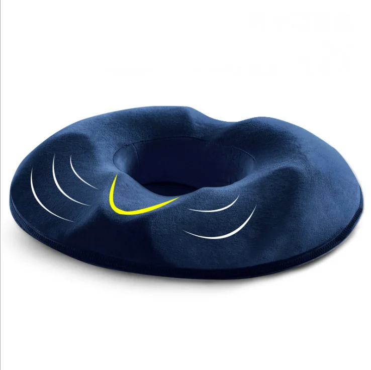 Contoured & Premium Comfort Donut Prostate Seat Cushion, Cushion Prostatic Pillow with Bamboo Charcoal Memory Foam