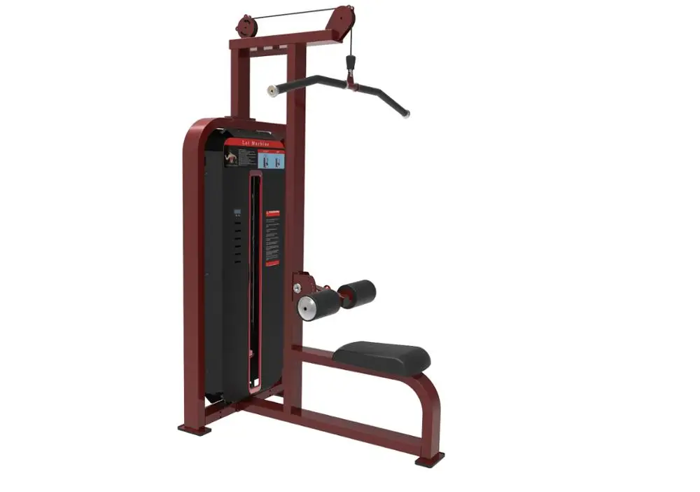 gym use fitness equipment commercial  lat pulldown low row