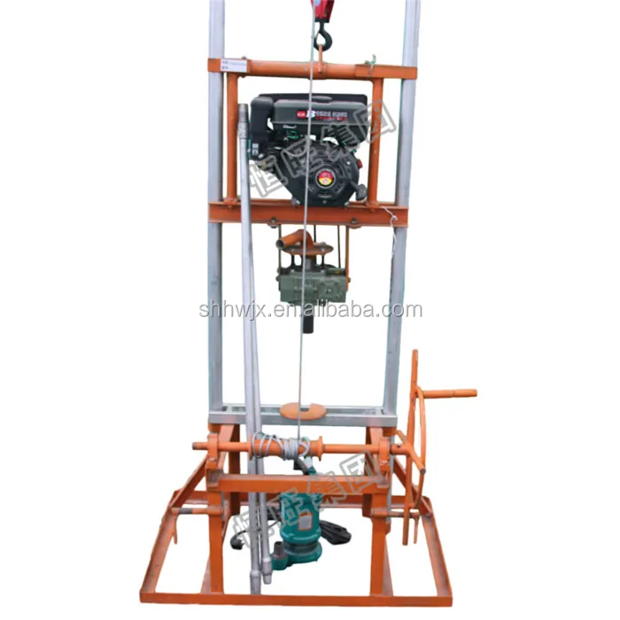 homemade water well drilling rig / diesel engine rotary water well drilling machine