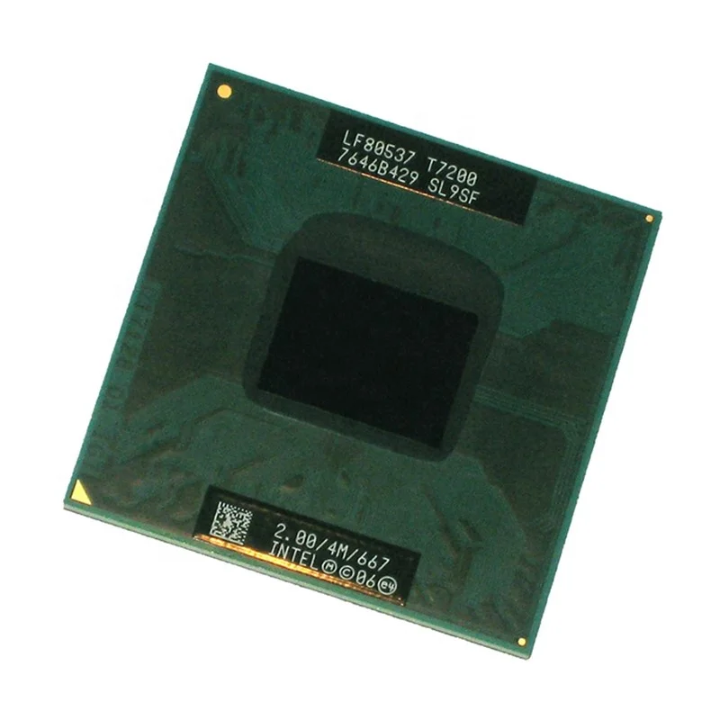Для процессора Intel Core 2 Duo T7200 (4M кэш, 2,00 ГГц, 667 МГц FSB)