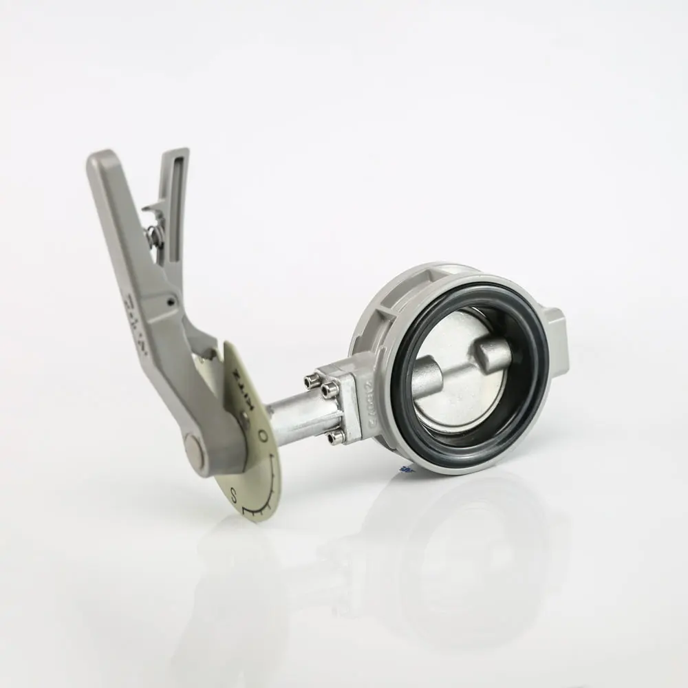 TKFM анти-пот вафельное соединение алюминиевый сплав корпус бабочка клапан 6 дюймов