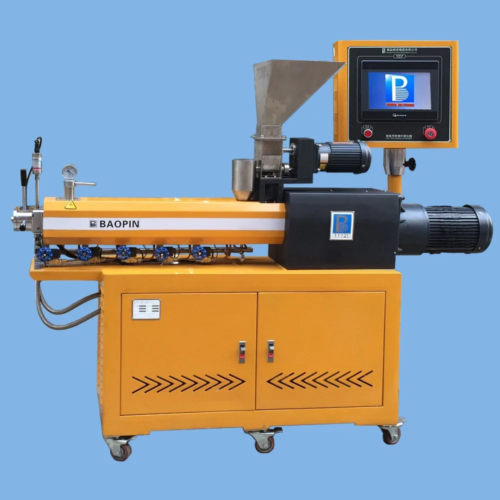 
Lab twin screw extruder / PLC control 