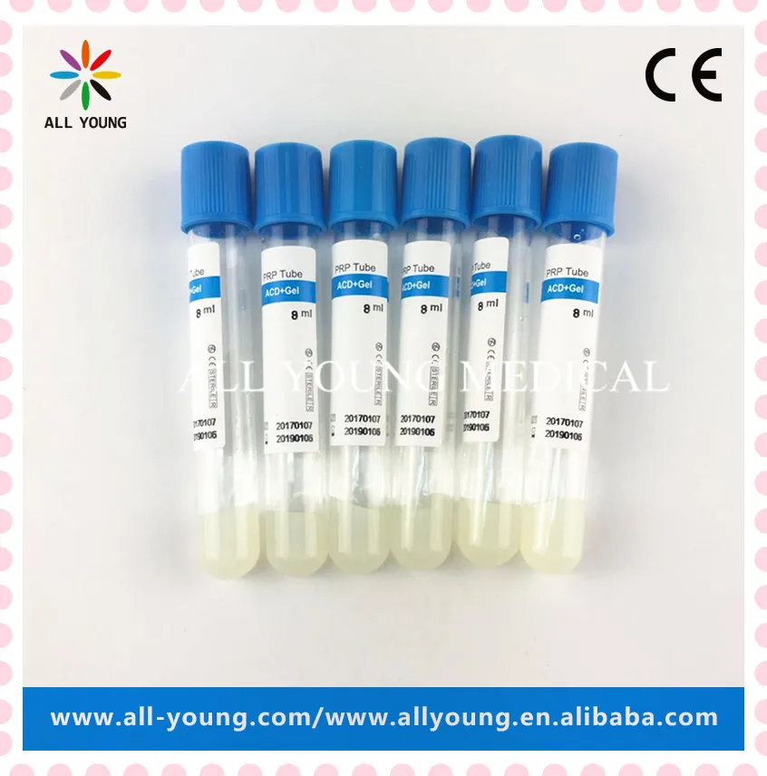 
Beauty prp 8ml 10ml Sodium Citrate ACD+GEL PRP tube gel blood test tube 
