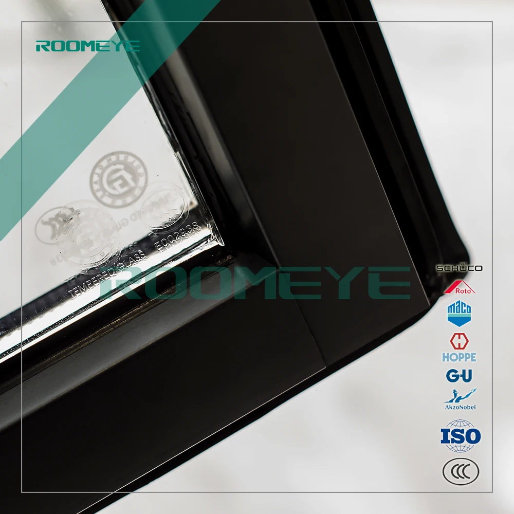 ROOMEYE, алюминиевые деревянные оконные рамы с двойным остеклением