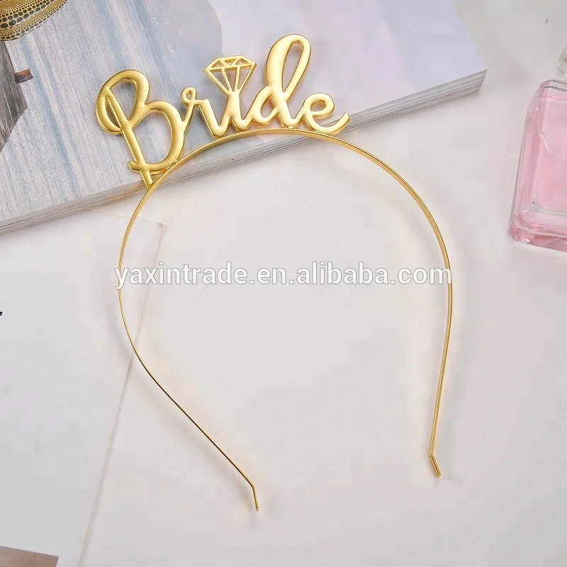 Bachelorette Party Tiara Headband Hen Party Decorations Bridal Shower Crown