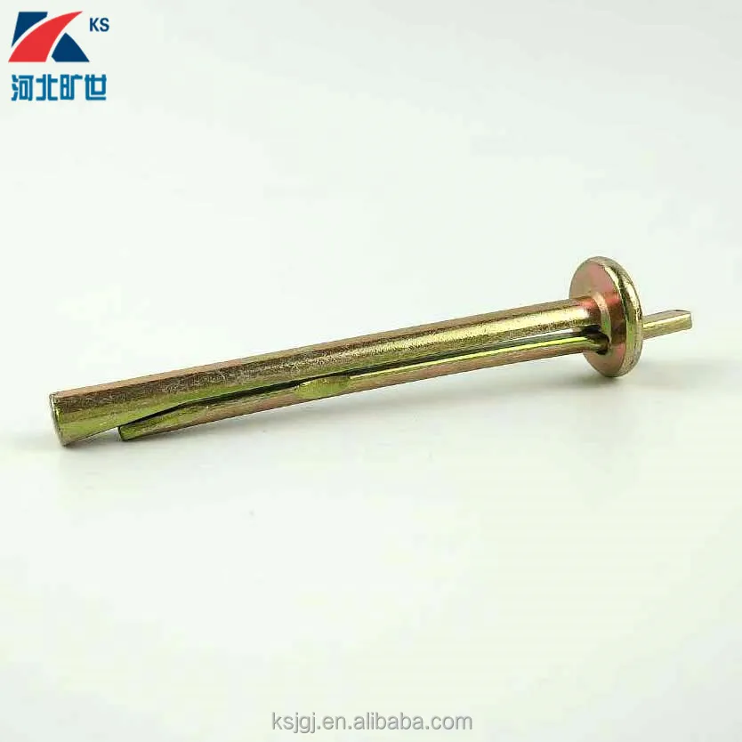 Yellow Zinc Plated Ceiling Anchor