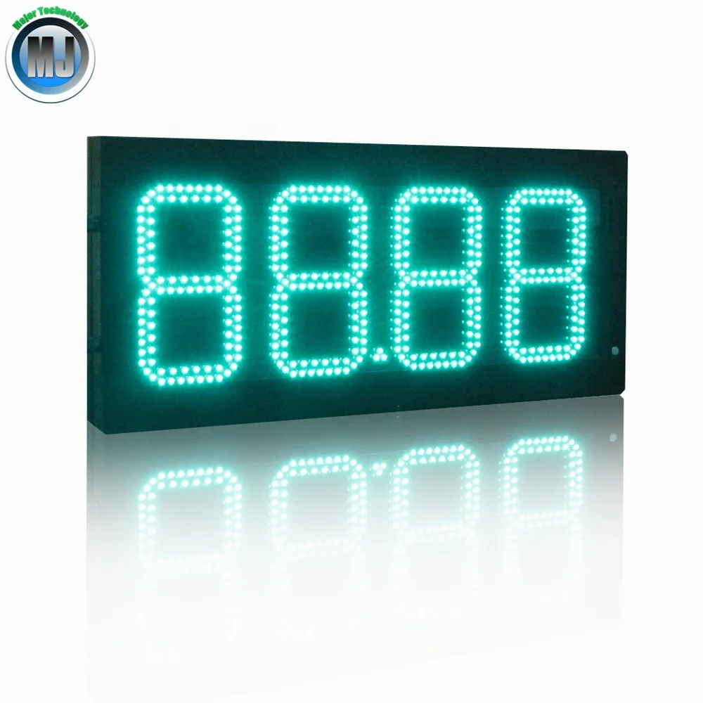 8 inch 4 digits led petrol price sign board with outdoor waterproof IP65