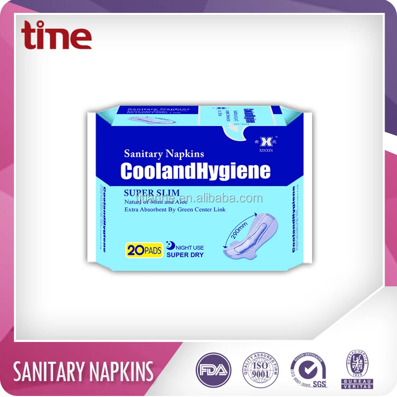 Ultra Thin Female Sanitary Towels Soft Cotton 8 Layers Sanitary Napkins Lady Anion Sanitary Pads With Negative Ions