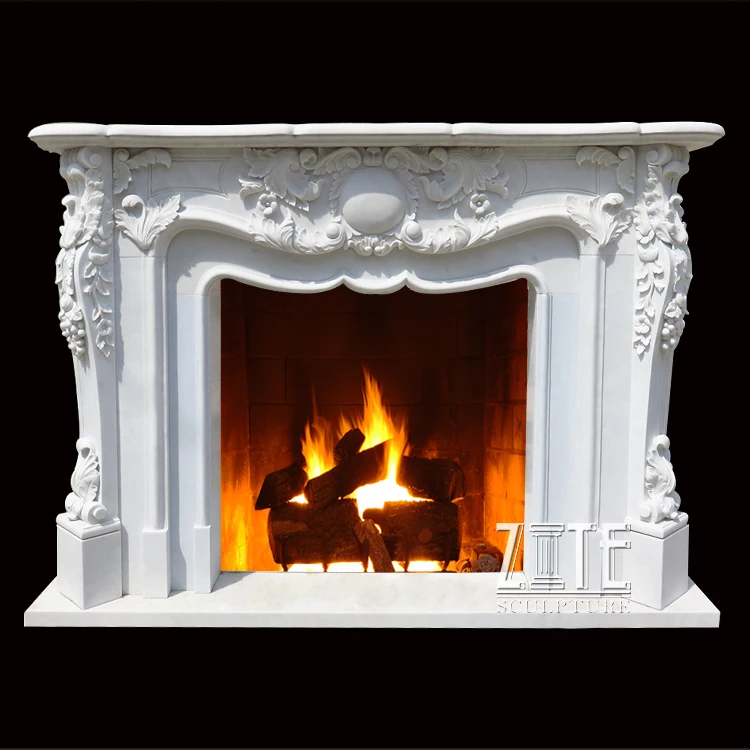 High Workmanship Popular marble fireplace mantal