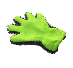 Five finger wool chenille car wash gloves microfiber cleaning washing car gloves