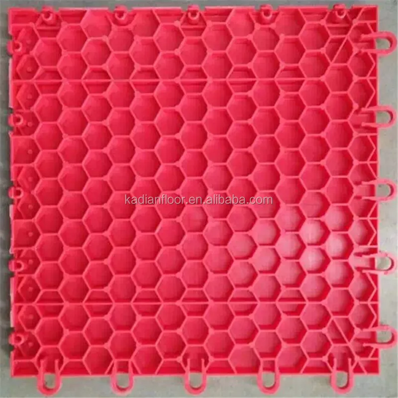 suspended modular outdoor pp interlocking sports floor