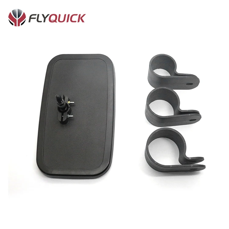 Регулируемое прямоугольное пластиковое зеркало заднего вида UTV ATV 1,5 дюйма 1,75 дюйма 2 дюйма