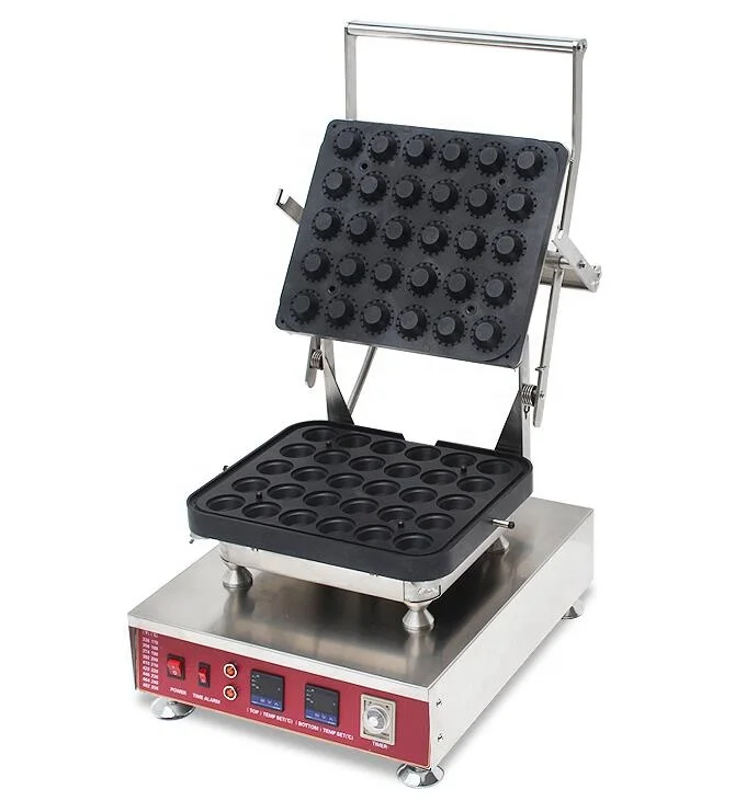 
Electric Mini 30 pcs/plate Double digital Egg tart machine Egg Shell Maker 