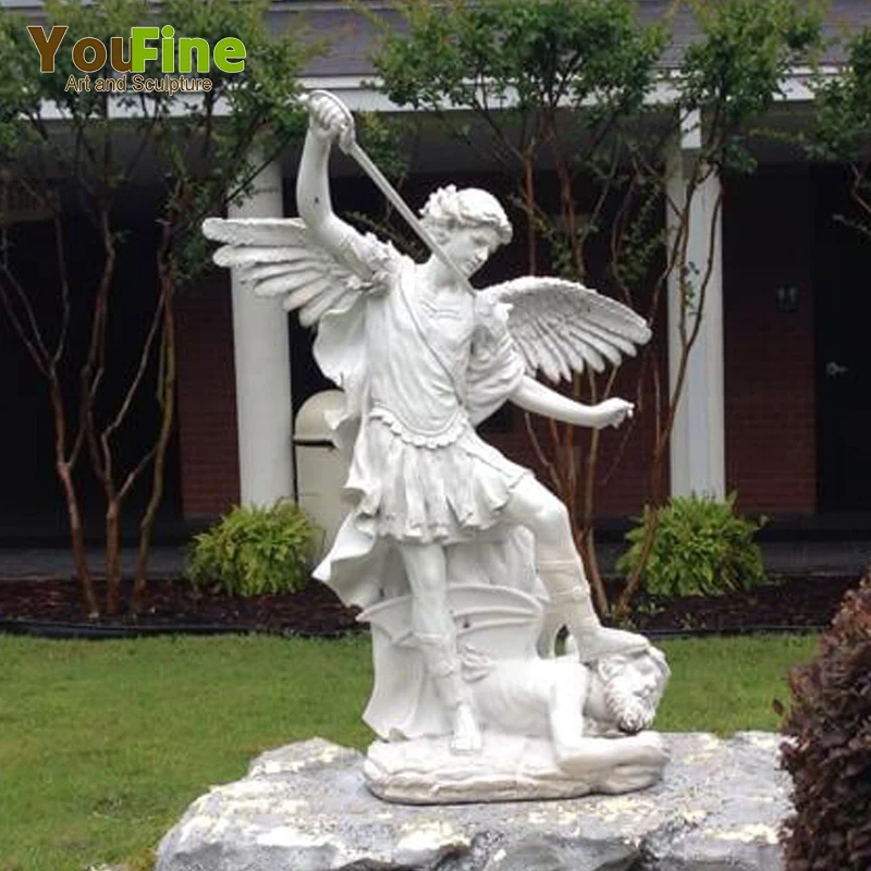 Religious Angel St archangel michael statue
