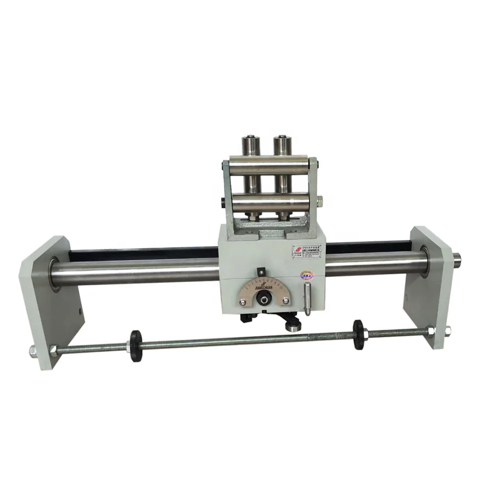 Wire winding machine for bobbin drive unit traverse roll