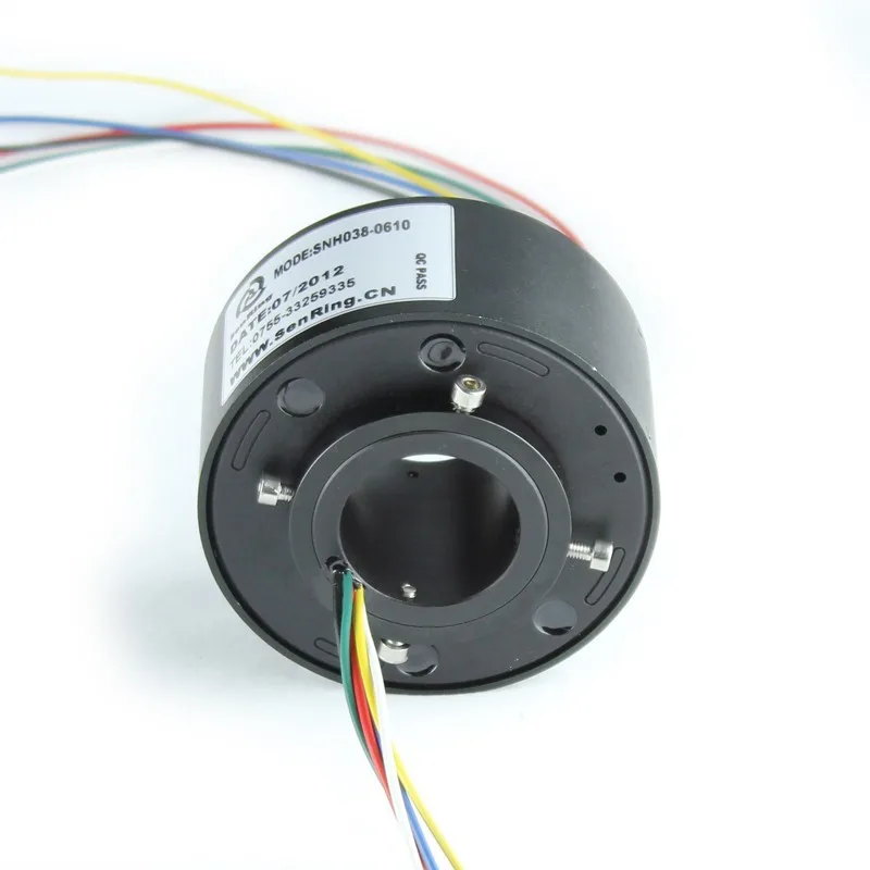 Сквозное отверстие Контактное кольцо Размер отверстия 38 1 мм (1 5 ') 2-56 провода/схемы 380VAC 600 об/мин