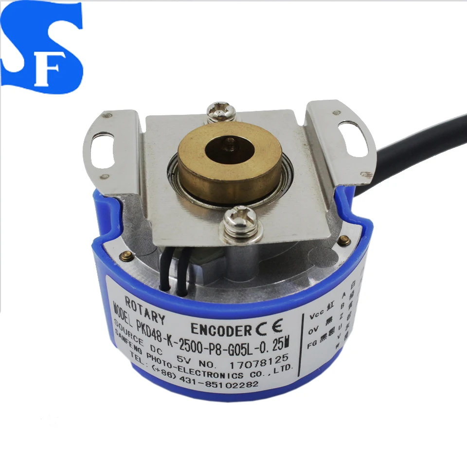 tamagawa type 9mm taper hollow shaft rotary encoder for servo nomtor and elevator PKD48-K9-2500-P8-G05L