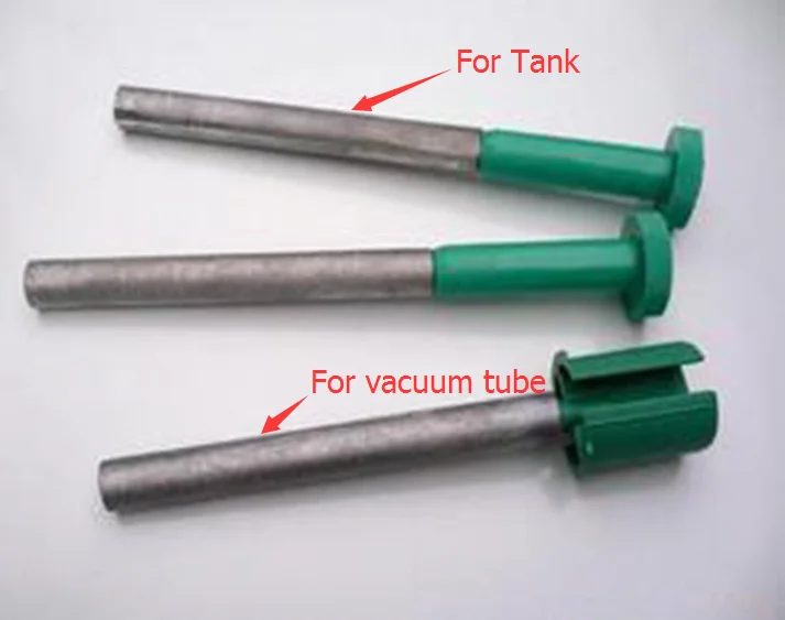 Magnesium Anode for solar water heater for preventing scale build up