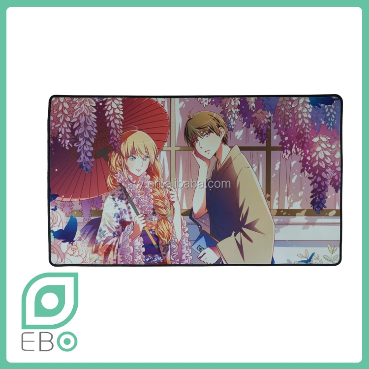 Anime 3d design promotional board game pad custom gamingmouse pad