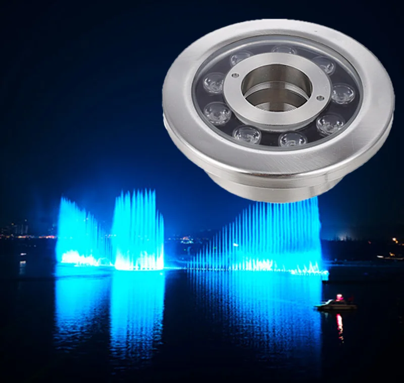 
DMX controller outdoor submersible fountain pump with led light 