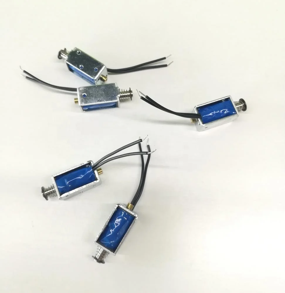 
5v 12v 24v JSO-0421 mini dc solenoid linear solenoid Push Pull solenoid 