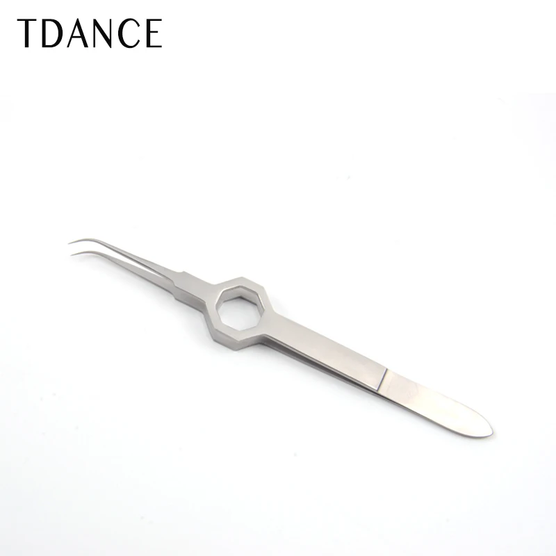 Private Label Custom Lash Tweezers Stainless Steel Lash Extension Tweezers