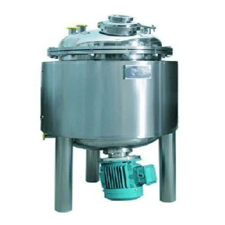 Stainless Steel Caustic Soda Chemical Shampoo Mixing And Storage Tank Innovative Machine Three Jackets
