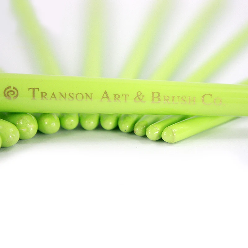 Wool hair Flat Head Art Acrylic Paints Type and Set Packaging creative craft kit Transon 6pcs set